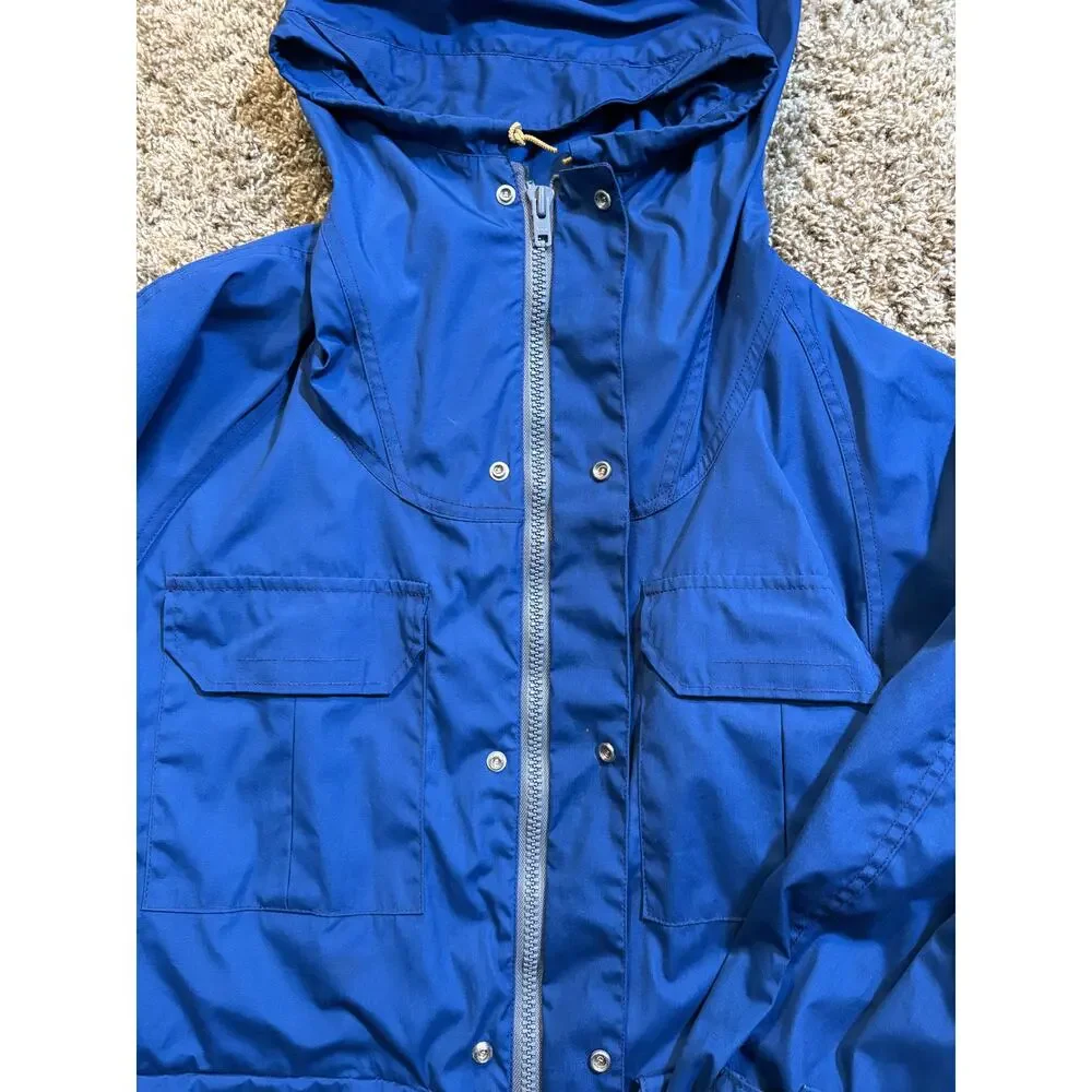 VTG The North Face Made In USA Brown Label Winter Jacket Mens Size Large Blue